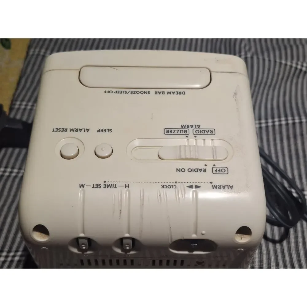 Sony Dream Machine ICF-C120 FM AM Digital Clock Radio Alarm Snooze Tested Works